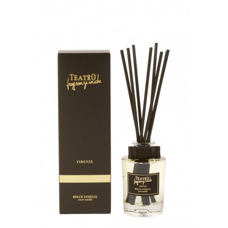 Diffuseur d'ambiance Teatro fragranze Vanille avec bâtonnets, 100ml